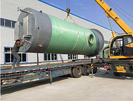 甘肅預(yù)制泵站順利交付并驗(yàn)收完畢，對(duì)海辰環(huán)保的一體化預(yù)制泵站贊不絕口！